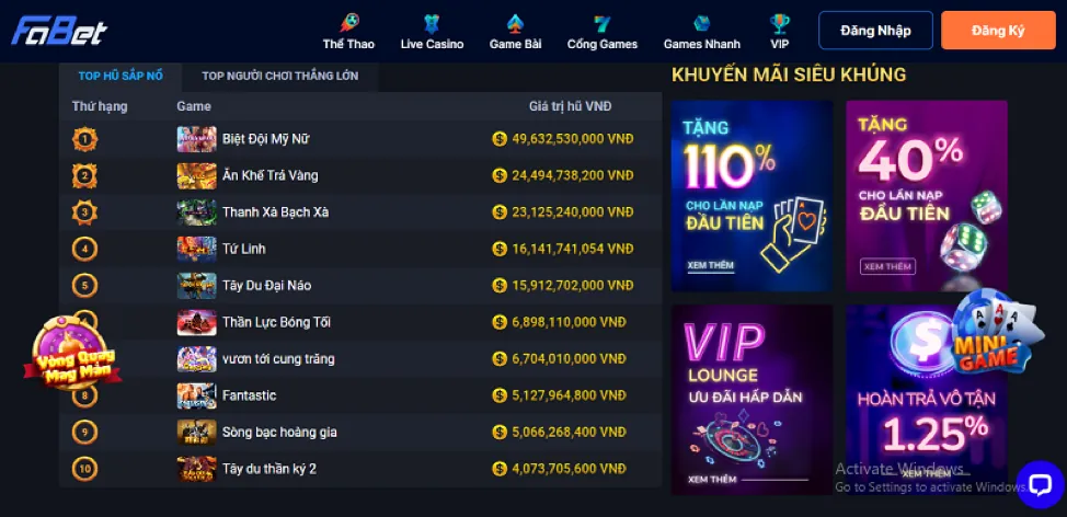 Bắn Cá luck888